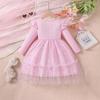 Sweet Girls' Dress Spring/Fall Children's Fashion Tulle Princess Dress