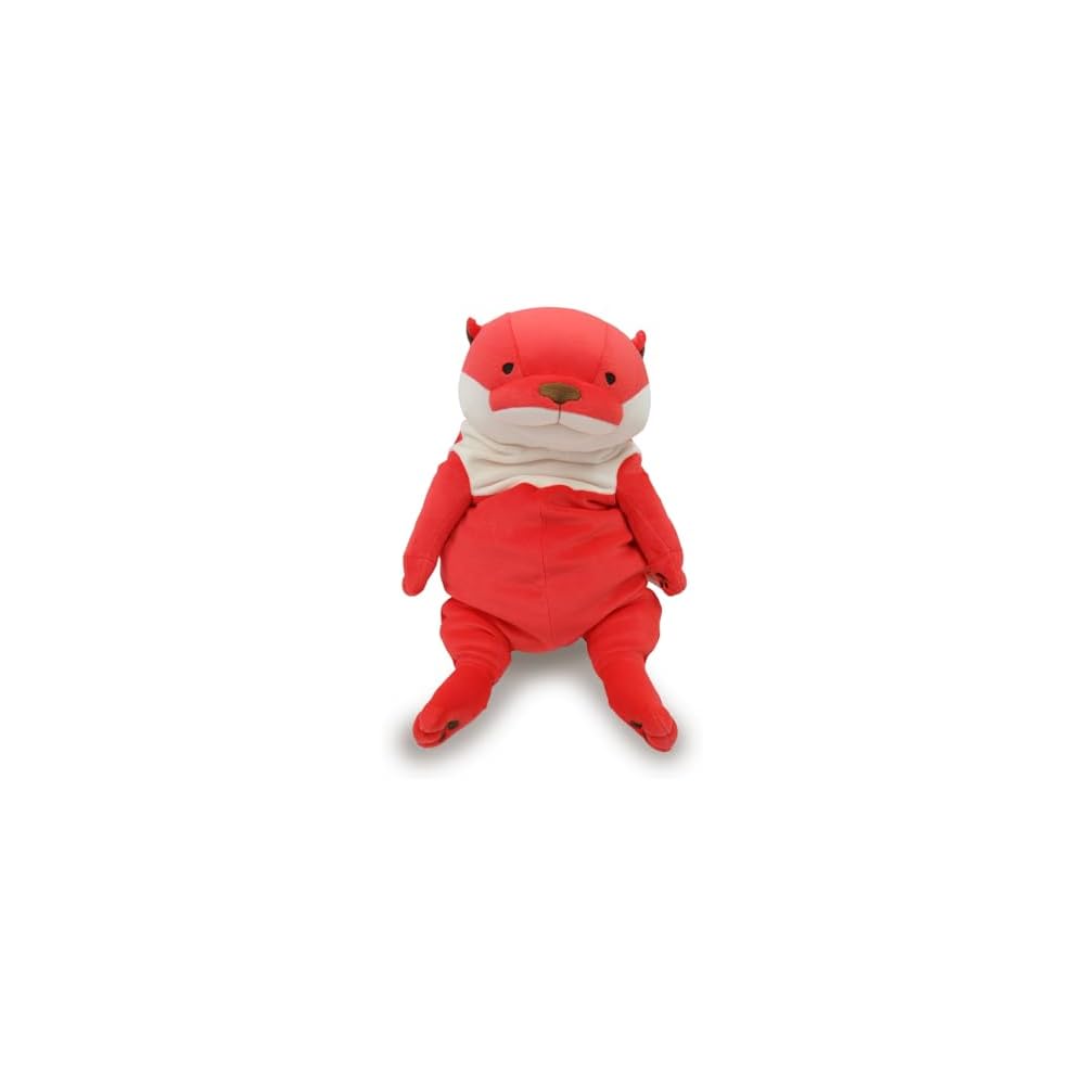 Sinada Global Mochi Series Strawberry Otter Plush Toy (L) 22x22x30cm Animal MOKW-0350ST