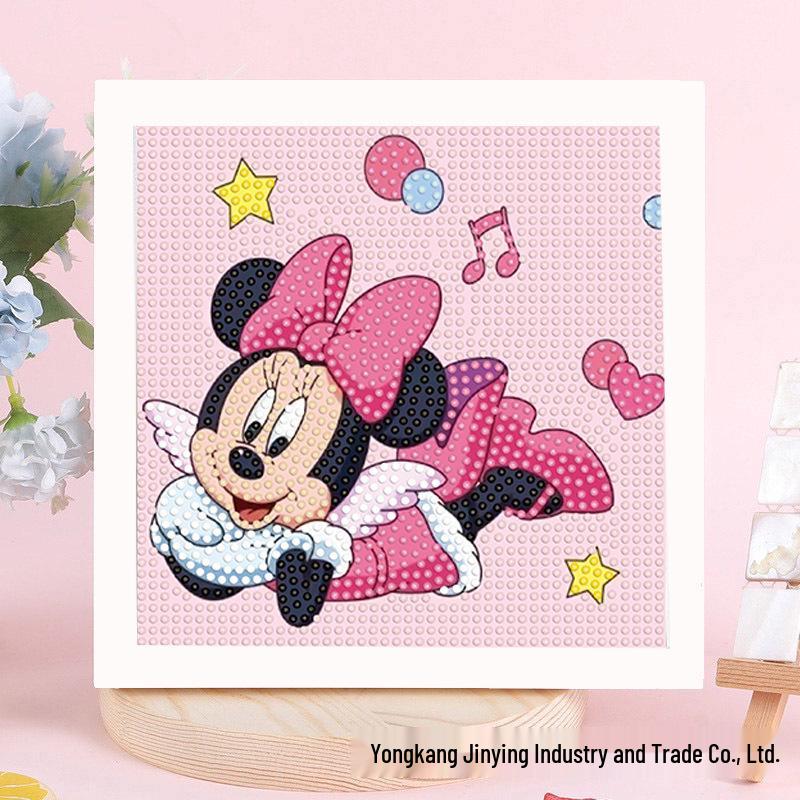 Sanrio Children's Diamond Painting with Frame Stickers - DIY Handmade Gift Set