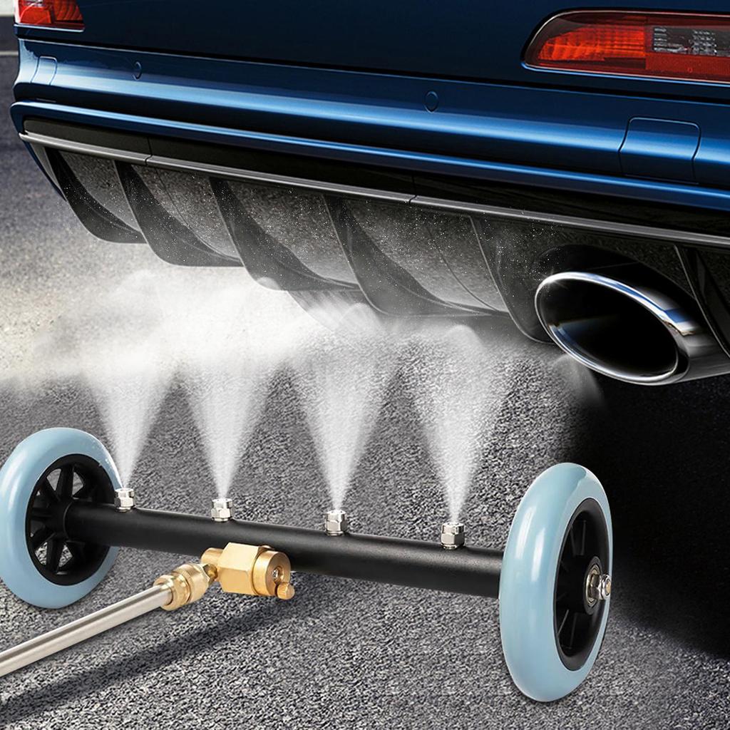 Under Car Washer 16Inch Undercarriage Pressure Washer Attachment Powerful Sprayer For Vehicle Cleaning Driveway Workshop Outdoor