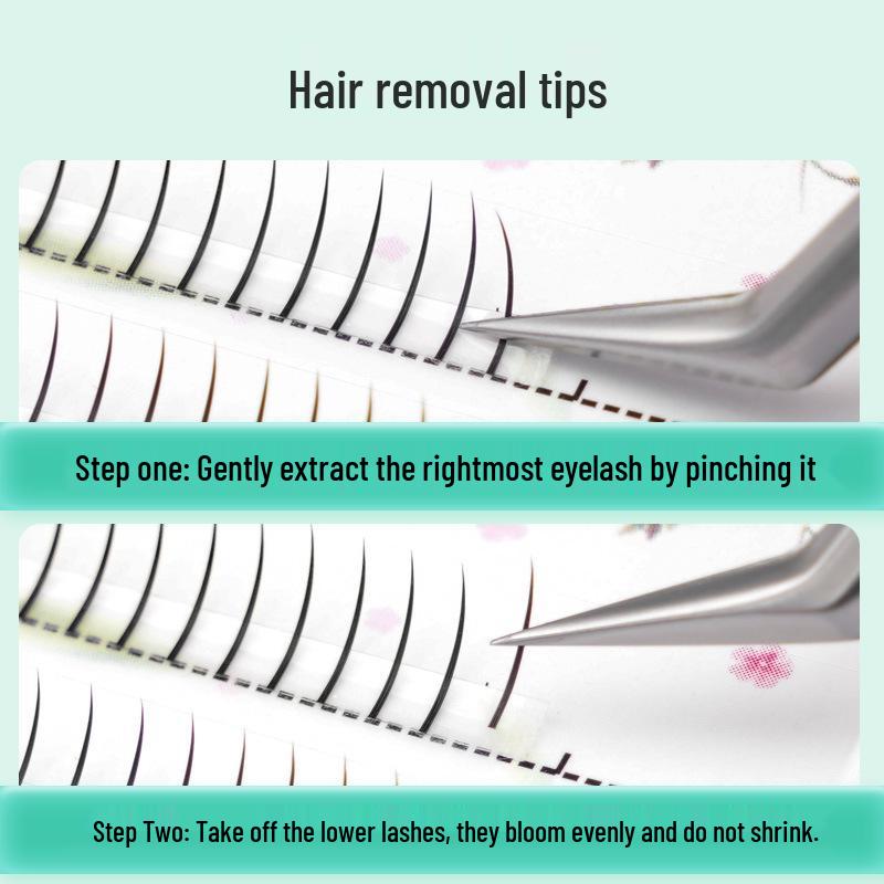 Fairy Style Dense Lower Eyelash Extensions - Comic Eye Single Cluster Little Devil