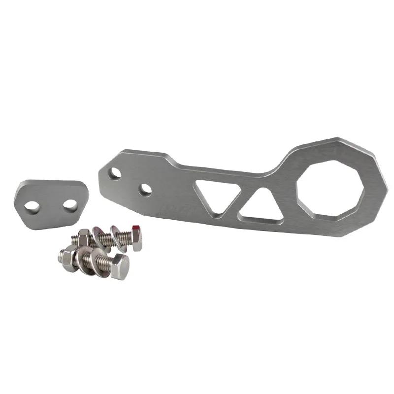 Traktionsanhängerhaken JDM Aluminiumlegierung Heckanhängerhaken Wettbewerbsfähiger Rennstoßfänger Heckhaken Seilanhängerzubehör