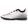 X GHOSTED .4 TF Slip Resistant Low Top Kids' Soccer Shoes Black White Kids' FW6801