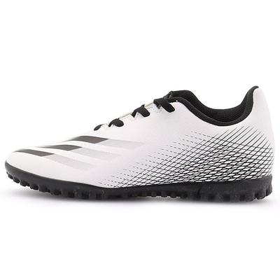 X GHOSTED .4 TF Slip Resistant Low Top Kids' Soccer Shoes Black White Kids' FW6801