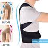 5 Size Posture Corrector Black Back Trainer Unisex Back Posture Brace  Home Use