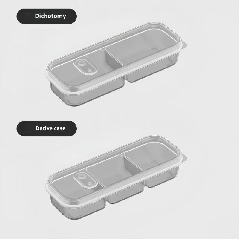 Pojemnik do przechowywania w lodówce Pojemnik na zapakowany posiłek Pojemnik na żywność z tworzywa sztucznego spożywczego Hermetyczny Żywność Mrożone mięso 2/3-komorowy Przechowywanie w chłodzie