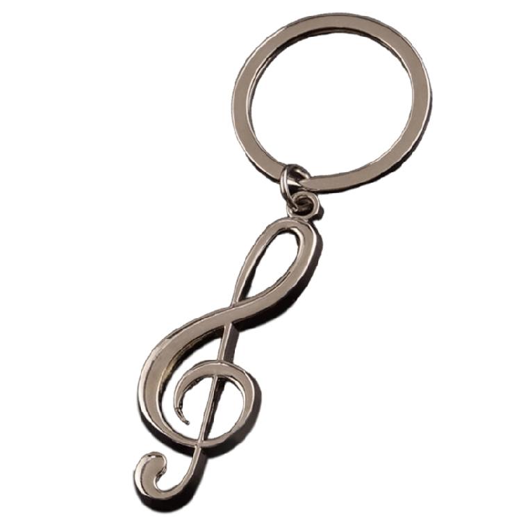 Sturdy Music Inspired Keychain With Alternative Shape For Those Who Appreciate Individuality And Modern Trends