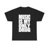 Music Is My Only Drug T Shirt, Music Lover Tee, Y2K Grunge Shirt, Alternative Streetwear, Edgy Graphic Tee, Vintage Aesthetic Gift