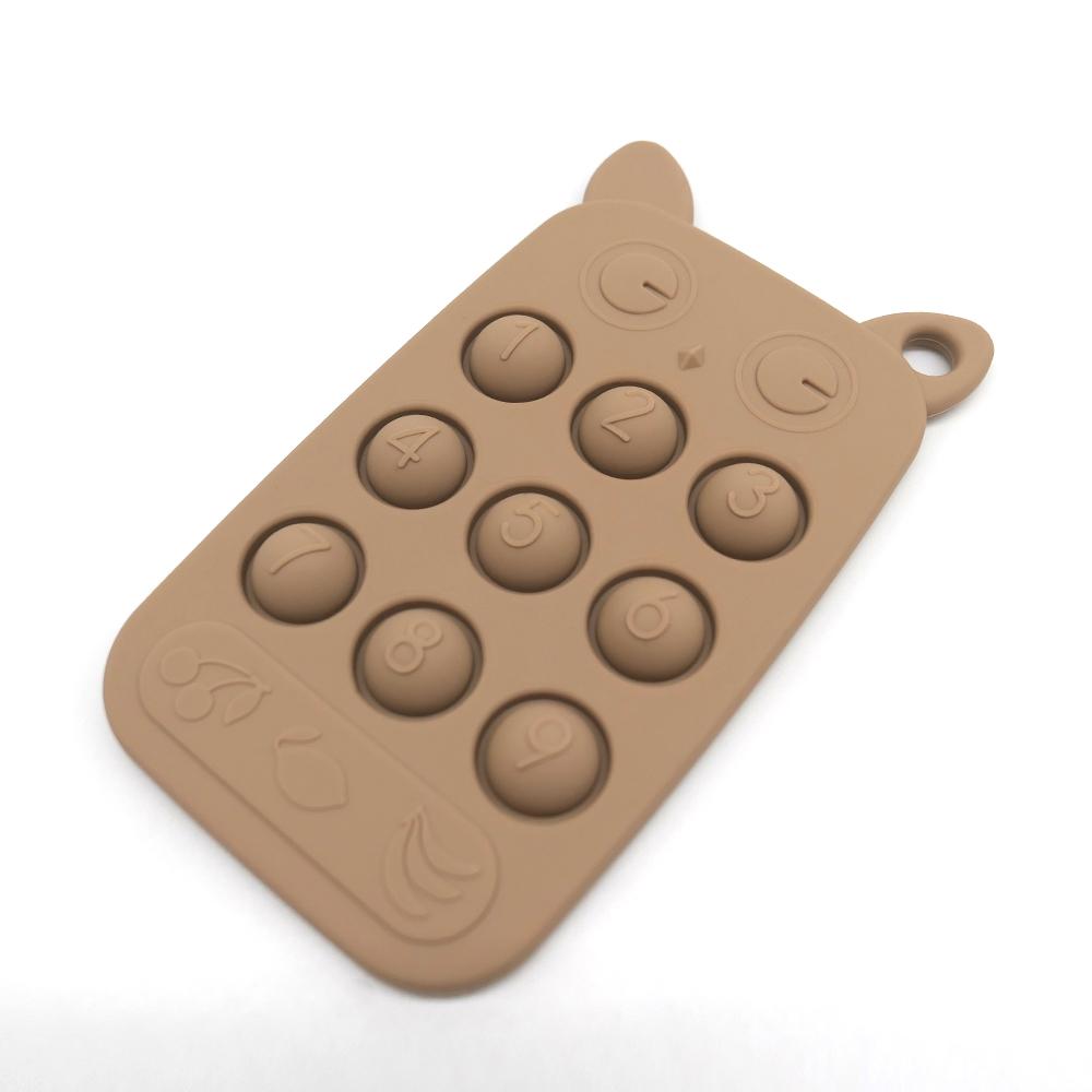 Giocattoli Svezzamento Silicone per Bambini, Dentizione, Periodo Appettito Orale, Soothing Remote Control Teething Bites Exterminator
