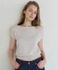 LETTERA Boatneck Half Sleeve Knit