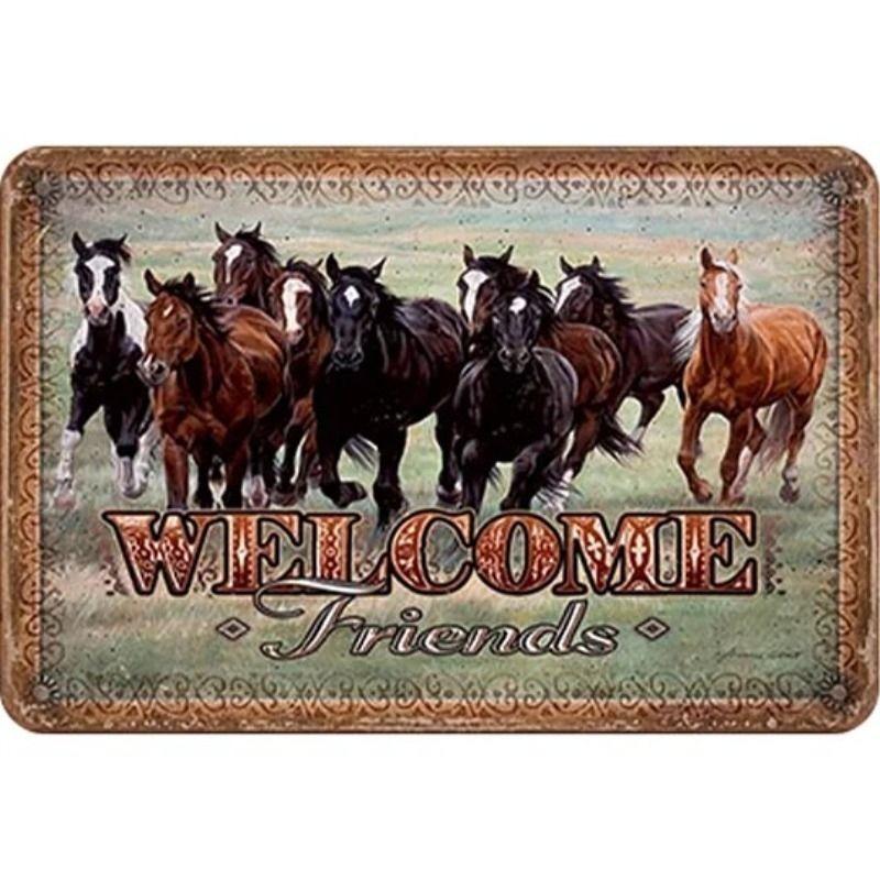 

Retro Animal Painting Farm Ranch Home Decor