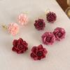Retro Artificial Rose Earrings Resin Romantic Ear Hooks Preserved Flower Earrings  Gift Giving