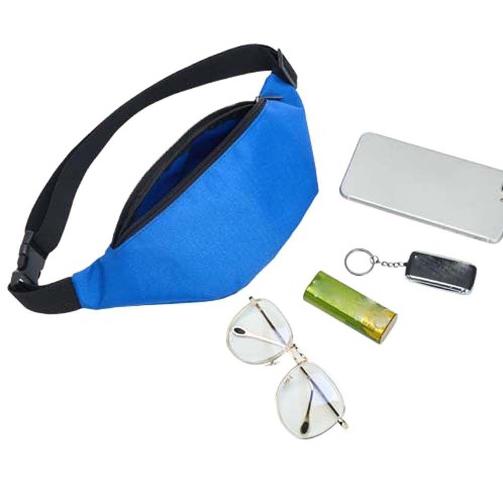 Solid Color Running Chest Bag Waterproof Fitness Crossbody Bag Sports Shoulder Bag  Female/Male