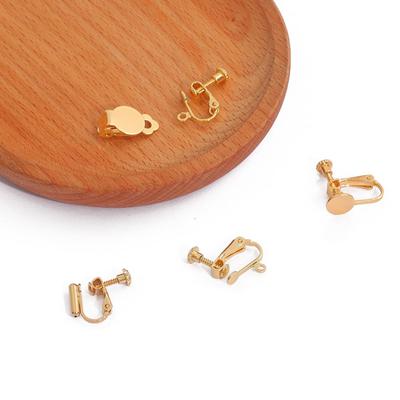Französisch Ohr Clip Spirale Ohrringe Frau Teil Runde Linie DIY Schmuck Kennzeichnung Zubehör Erkenntnisse