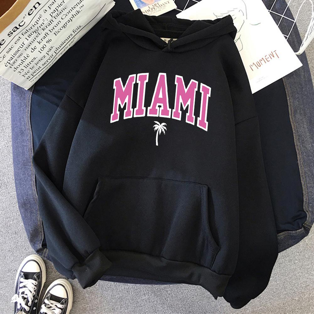 

Miami Beach, Florida, USA. Men s Street Hoodie. Street Fashion Trend - Cool and Stylish. 3XL