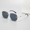 2025 Trendy Frameless Slimming Sunglasses - Large Fashionable European & American Style Eyewear