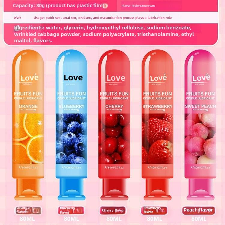 Passionate Strawberry Flavored Lubricant for Oral and Intimate Use