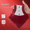 High Waist Antibacterial Pure Cotton Seamless Red Panties for Women - Ideal for Weddings & New Year