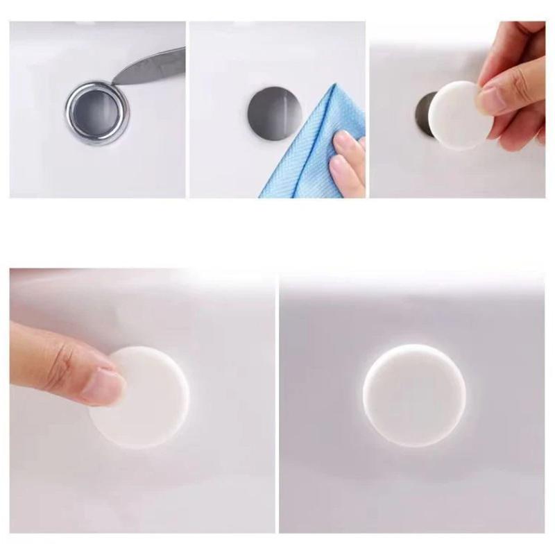 5/10PCS Silicone Sink Overflow Ring Plug Remplacement Wash Basin Overflow Ring Round Cover Bathroom Basin Trim Bath Drain Cap