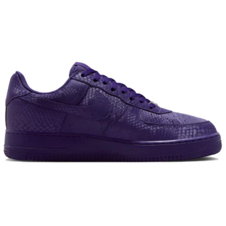 Nike Air Force 1 Slip Resistant Abrasion Resistant Low Top Skateboard Shoes Men's Purple IB0018-500