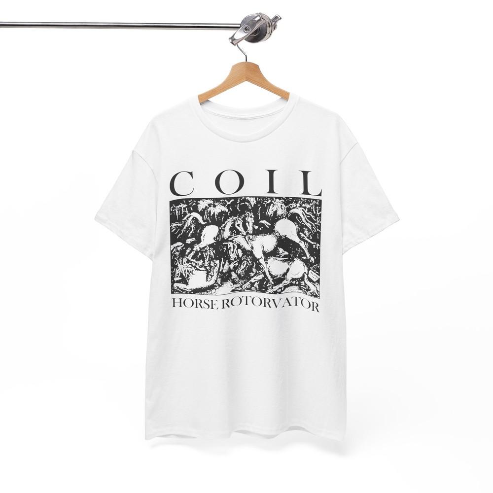 Coil Horse Rotorvator TShirt Unnatural History Throbbing Gristle Psychic TV Unisex T-Shirt XL