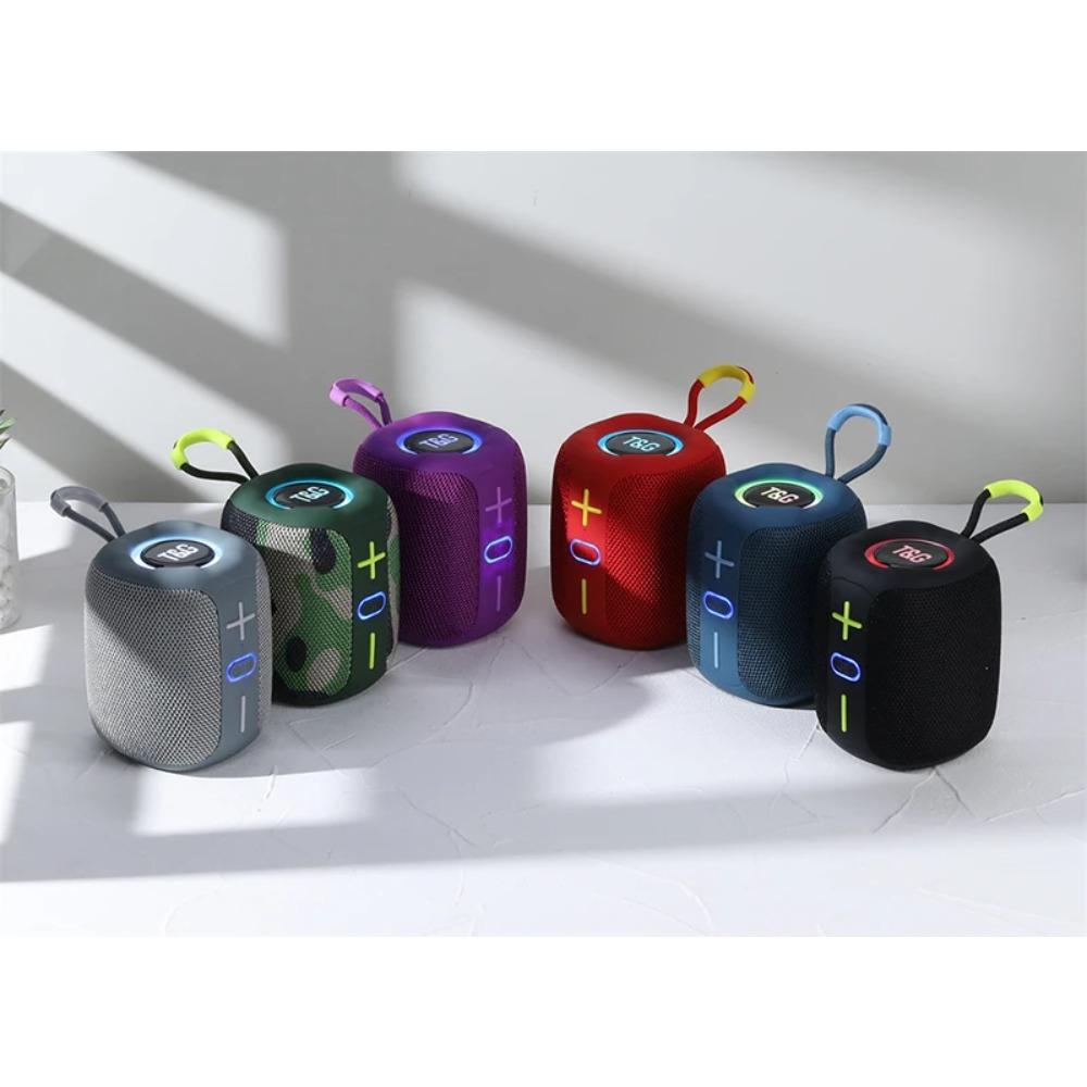 Small Handheld Speaker Bluetooth Portable Sound Box Music Wireless Subwoofer Mini Radio FM Woofer Bass Computer PC TV Small Audio