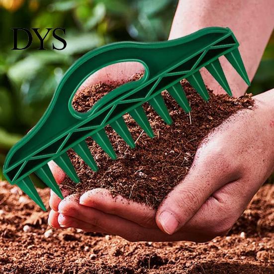 12 Hole Soil Puncher 12-Hole Row Seeder Tool with Ergonomic Handle for Precision Sowing & Digging, Manual Garden Spring Tilling Equipment Spacer