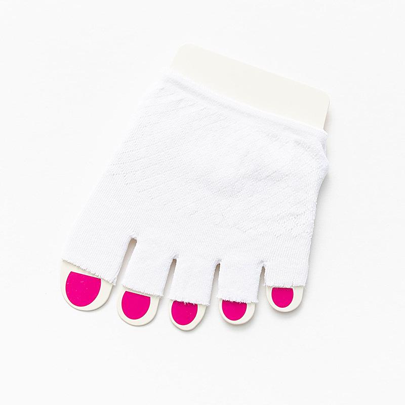 Women's Half-Palm High-Heel Five-Toe Invisible Socks for Sandals