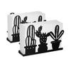 Table Napkin Holder Freestanding Tissue Dispenser Stainless Steel Cactus European-style Table Napkin Dispenser