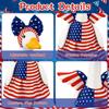 Porch Goose Outfits for 23 Inch Lawn Statue, 4th of July Costume for Cement Statue,Sculpture Clothes for Garden Patio USA 250th Anniversary Decoration