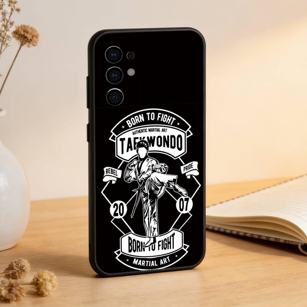 

Karate Phone Case Black Silicone Soft For Samsung S25,S24,S21,S22,S23,S30,Ultra,S20,Plus,Fe,Lite Samsung S105G