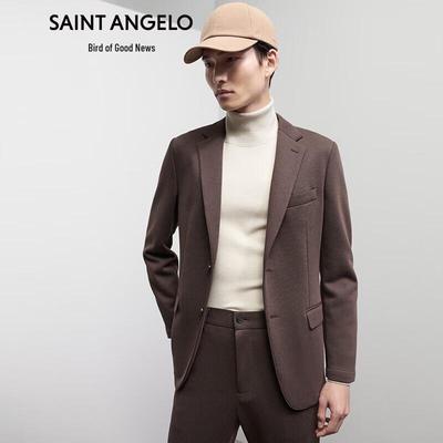 Baoxiniao Men's Slim Fit Winter Blend Blazer