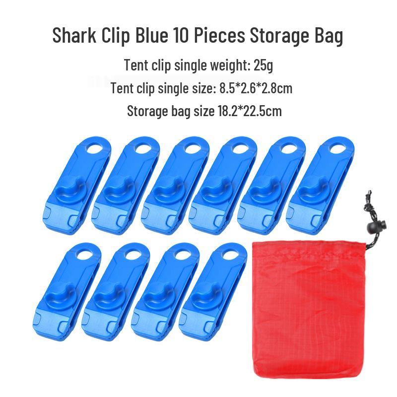 Εξωτερικό Κλιπ Καρχαρία για Κάμπινγκ: Αντιανεμικοί Γάντζοι Σκηνής & Σημεία Έλξης Τέντας