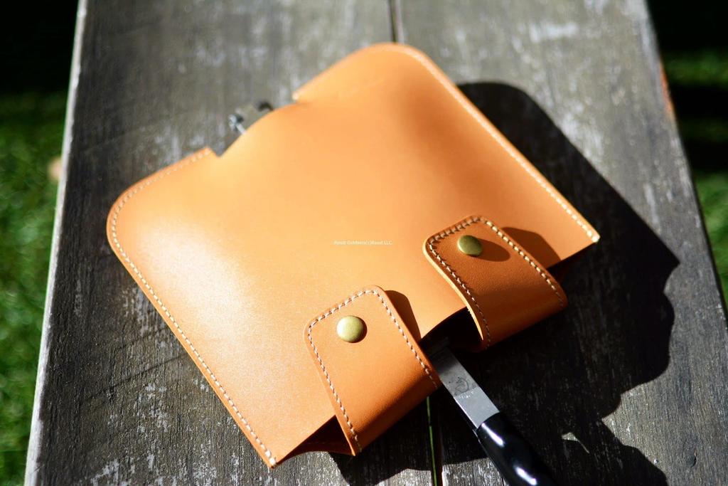 Roost Outdoors [Made from genuine leather] Hot sandwich maker cover, genuine leather