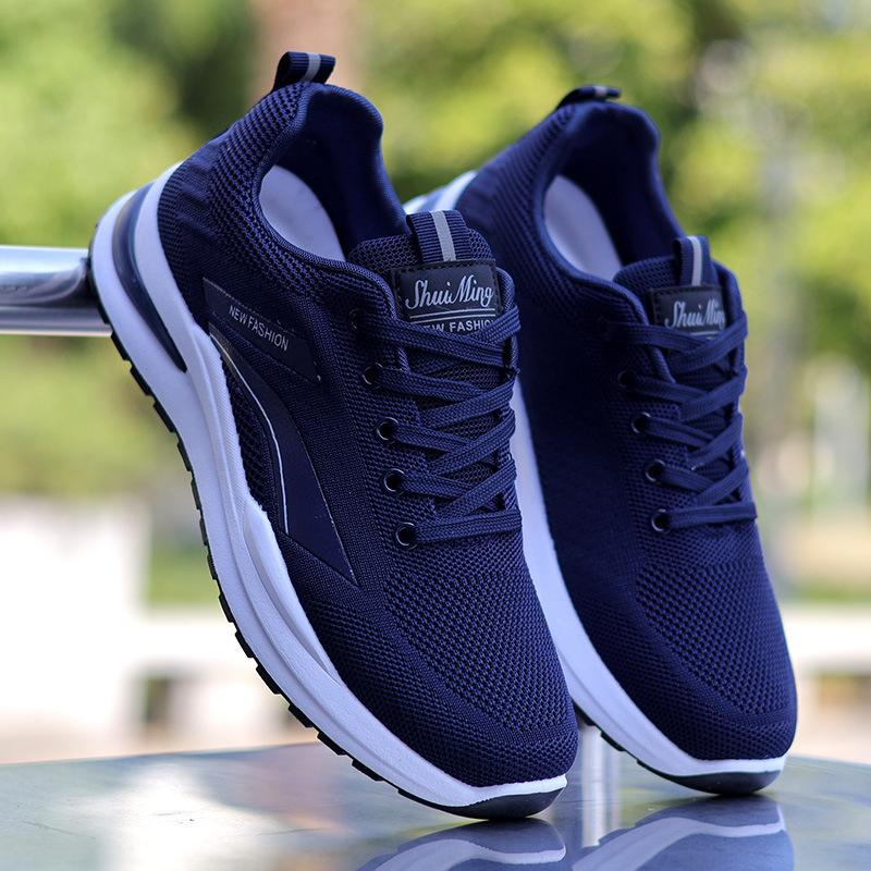 Men's shoes new mesh breathable sports shoes men's soft-soled non-slip running shoes versatile casual shoes