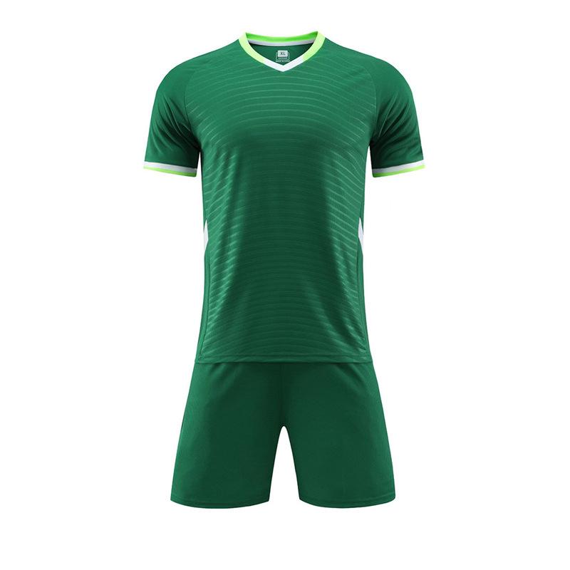 A drop shipping football uniform set, short sleeves, men's and women's adult children's jerseys, printing numbers, student training 