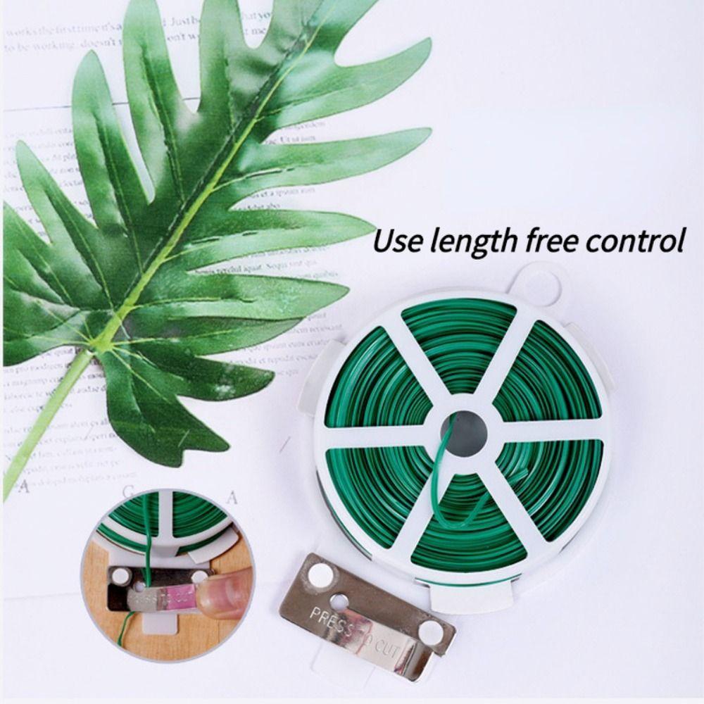 50/100/200m Garden Cable Ties Plant Twist Ties Plant Bundle Iron Wire Power Wire Loop Tape