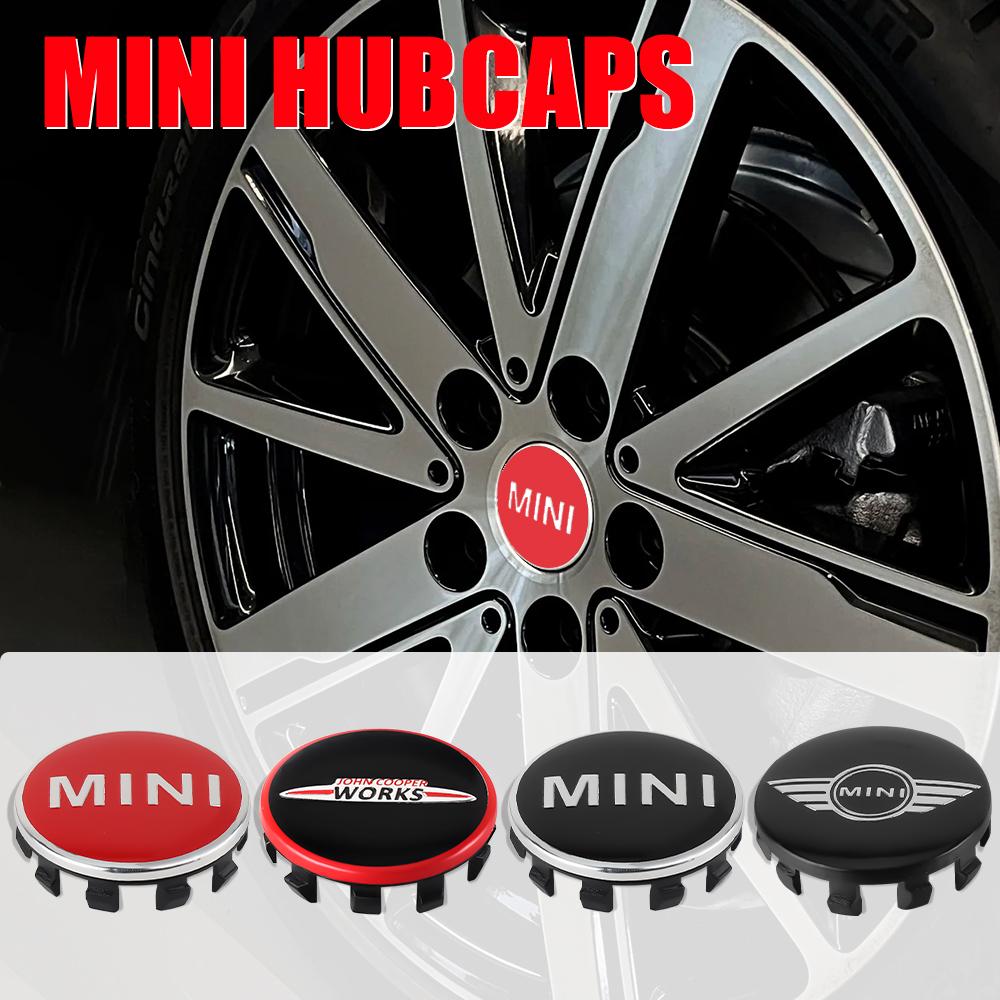 4Pcs 56mm Car Wheel Tire Hub Caps Badge Covers Auto Accessories For MINI Cooper JCW WORKS R55 R56 F55 F56 R57 R58 R59 R60 R50
