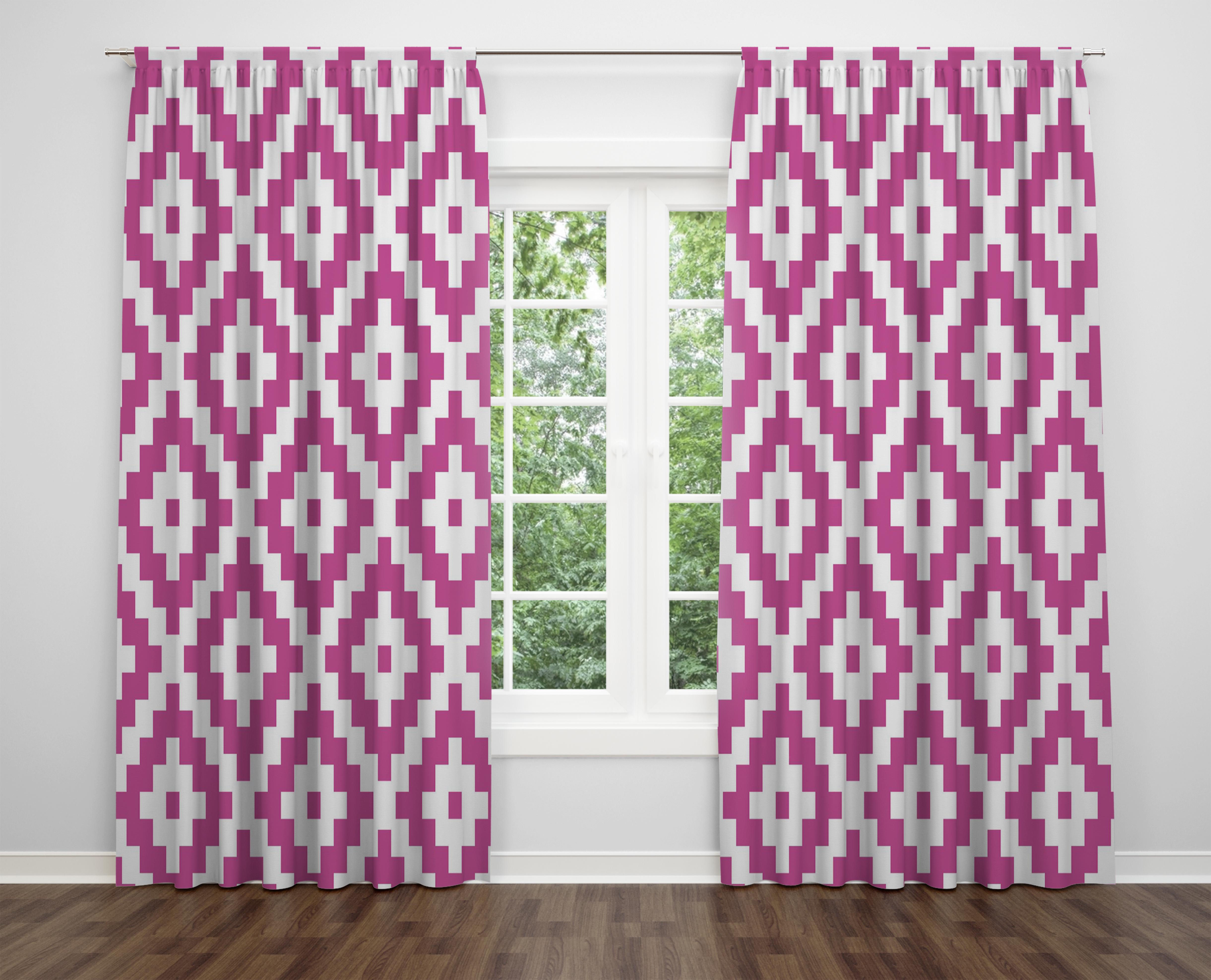 

Декоративний дизайн, високоякісна бавовняна тканина, ви можете вибрати одну або подвійну фіранку з крила 1 piece різнокольоровий