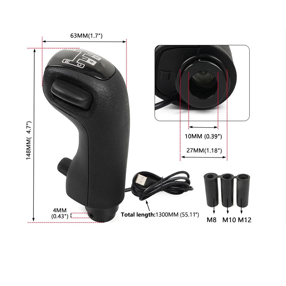 Simulator Shifter USB Gearshift Knob for Logitech G29 G27 G25 TH8A Racing Games