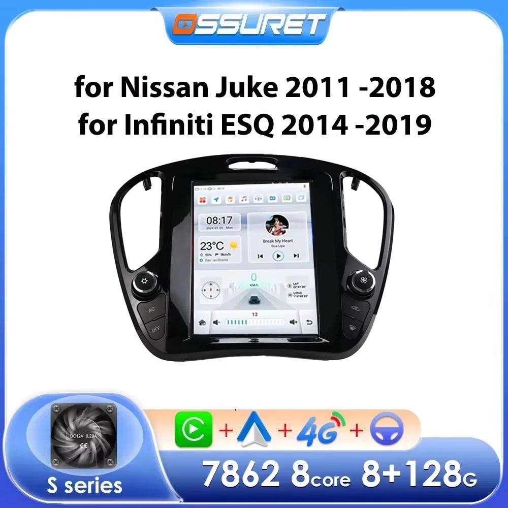 Ossuret 9.7 AI Android Car Radio Multimedia Video Player Intelligent  Auto Stereo 4G for Nissan Juke 2011-2018 for Infiniti ESQ 2014-2019 GPS Carplay
