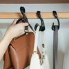 10pcs Purse Handbag Hangers Hook Wardrobe Bag Hook Handbag Hanger Holder Closet Organizer Storage Rack Space Saving Hanger Hook.