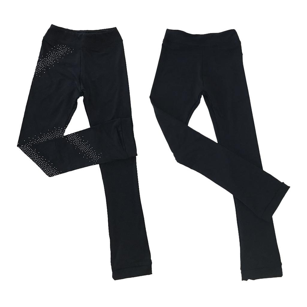 Durable Skating Pants Tights Figure Skinny - Wind and Abrasion Resistant, Fits for