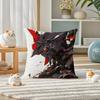 Mobile Suit Gundam Heavyarms Gundam Anime Plush Pillow Cover Soft Short Plush Cushion Cover For Sofa Bedroom Home Decor Gift