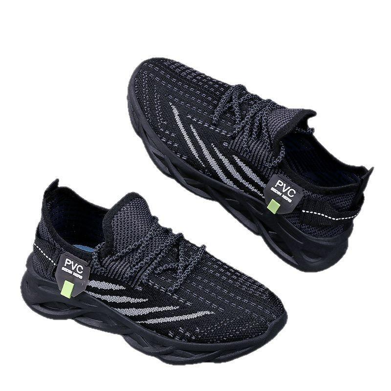 Sommer neue Mode Mädchen fliegende gewebte atmungsaktive Schuhe Damen Freizeit Mesh Schuhe Studenten Laufschuhe