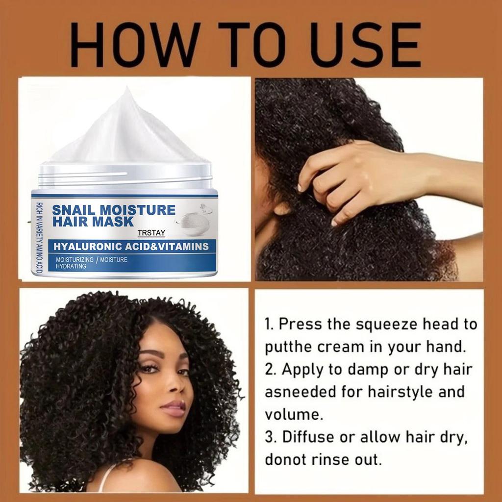 Hair Cream Deeply Repairs Dryness, Softness, Silky Texture, Nourishes Hair Roots, Improves Frizz and Split Hair Care