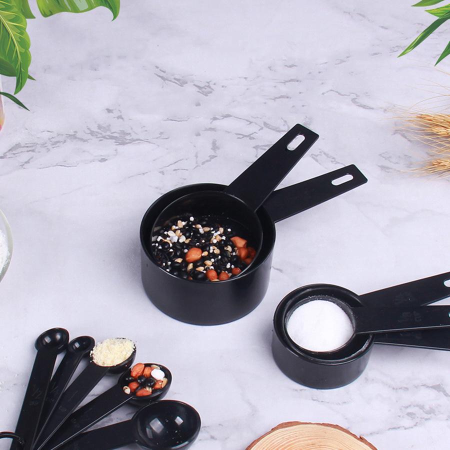 10pcs/set 15-250ml Volumetric Measuring Cup&Spoon Household Kitchen Seasoning Measuring Spoon with Scale Refined Cooking JXB