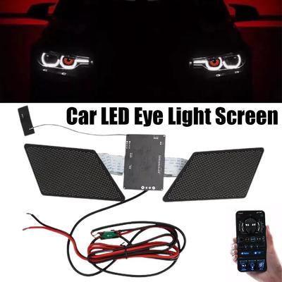 Car Devil Eyes Light Modification Winking Eye DIY Animation Lamp Decor APP Turn Signal Fog Disp M3M5