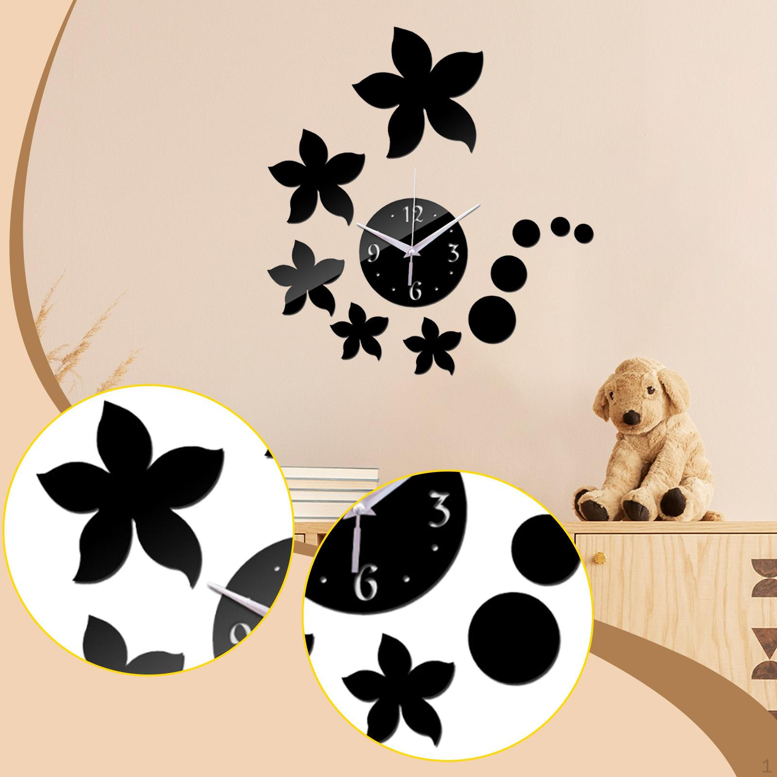 

Акриловые настенные часы DIY наклейка украшение тихие современное искусство 3D зеркальные наклейки для кафе