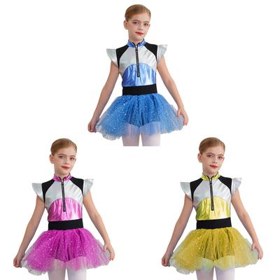 Cheerleader Costumes for Girls Alien Costume Toddler Cheerleading Dress Halloween Birthday Party Cosplay Leotard Dress